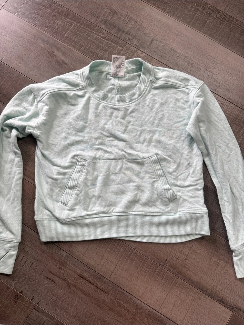 OshKosh B'gosh Light Gray & Mint Girls' Pullover Sweatshirts - 3 Pack
